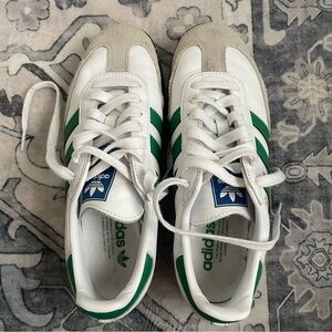 Adidas Sambas Green Stripe